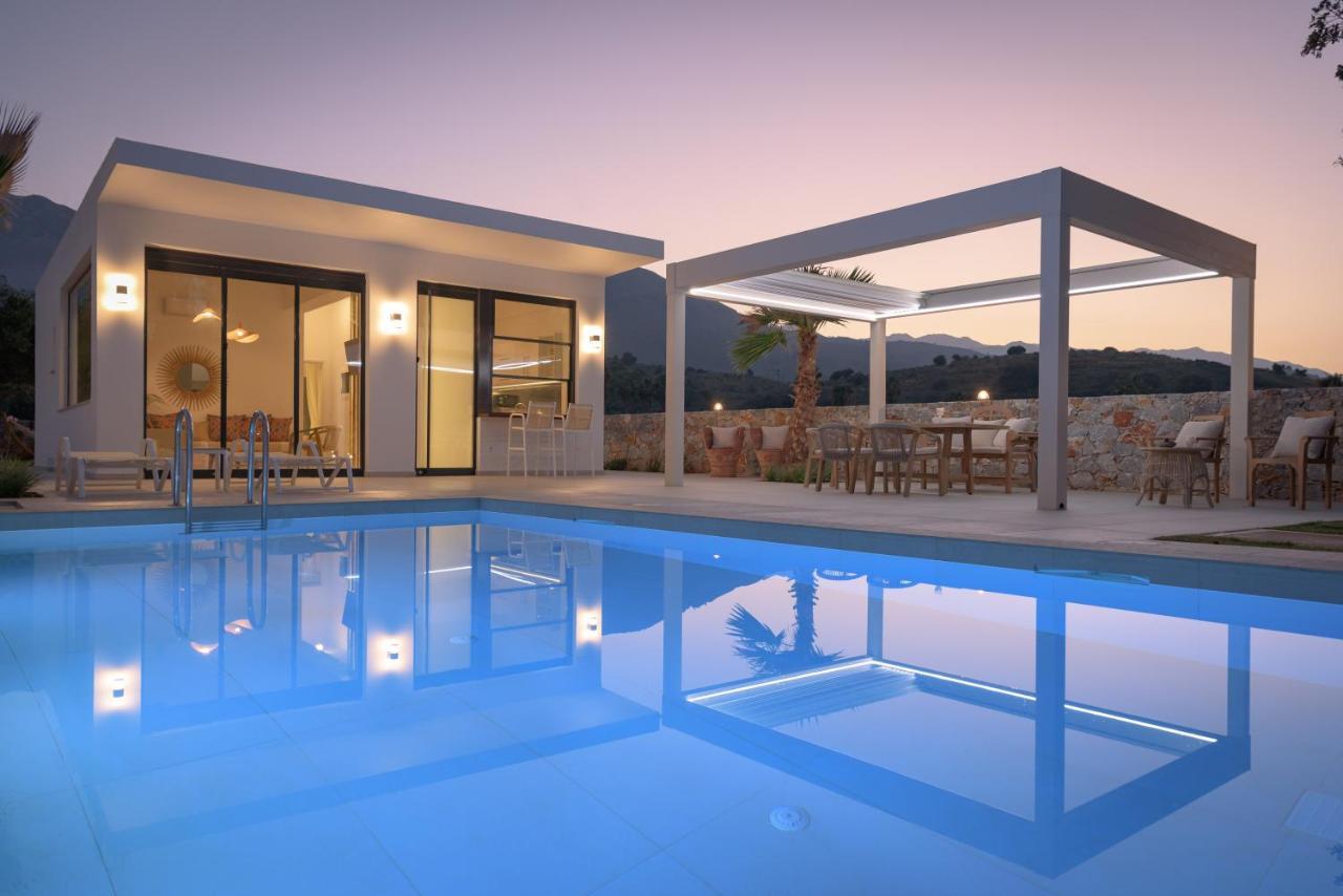 Pelagias Villa Lefka With Heated Pool Mathés Extérieur photo
