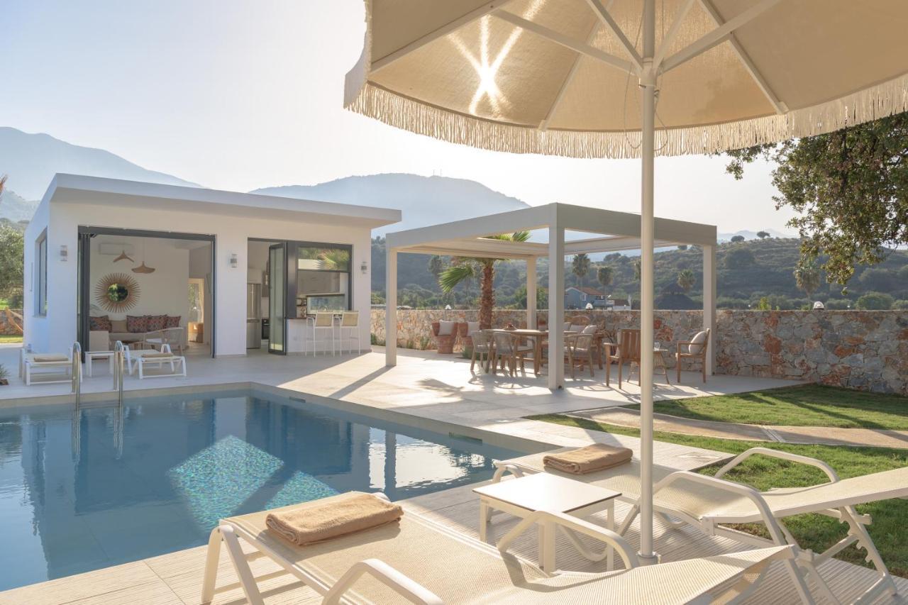 Pelagias Villa Lefka With Heated Pool Mathés Extérieur photo